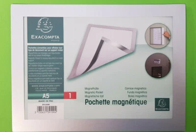 EXACOMPTA A5 Magnethülle für Sicherheitskennzeichnungen, Inforahmen, Magnetrahmen 39100E