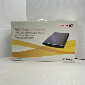 Xerox 7600i Flatbed Document Scanner W/ USB Cable Multi-Lingual Edition - Picture 1 of 5