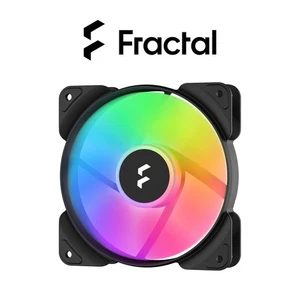 Ventilatore a cassa Fractal Aspect 12 RGB PWM 120 mm - Nero - Foto 1 di 4