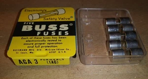 Bussmann AGA-3 (5 EACH) - Picture 1 of 1