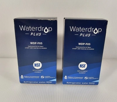 2 Waterdrop Plus Replacement Water Filters WFP-F05, Sealed  - Image 1 of 4