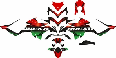 Kit Gráficos para Ducati Multistrada 1200 2010 2011 2012 2013 2014 Foto 1 de 4