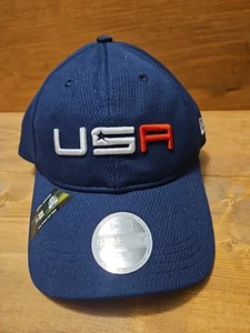 New Era 9Twenty Adjustable Hat USA 2020 US Ryder Cup Golf Blau Navy Damen Cap - Bild 1 von 7