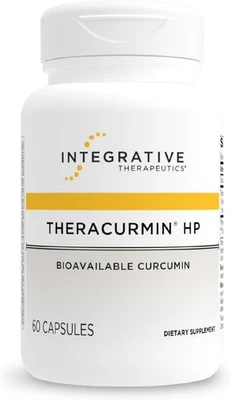 Theracurmin HP - Suplemento de cúrcuma y curcumina de alta absorción - 27 veces más Bioav Foto 1 de 4