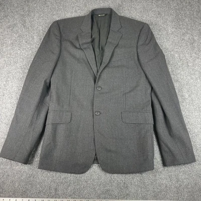 Rag & Bone Blazer Size 40 Gray Made for Barney's Wool Pinstripe Suit Jacket Mens - Image 1 of 4