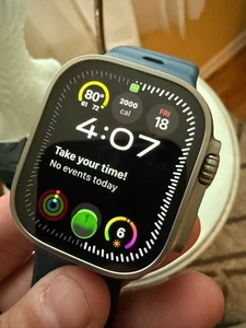 Bracelet sport Apple Watch Ultra 2 49 mm en titane naturel - Photo 1 sur 4