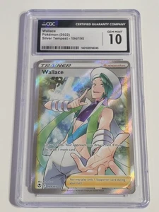 Wallace (arte completo) 194/195 Swsh12: espada y escudo - tempestad plateada CGC 10 - Imagen 1 de 2