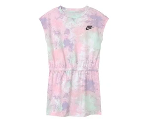 Nike Skydye Knit Girls Active Dresses Size 6X, Color: White/Sky-Dye - Picture 1 of 3
