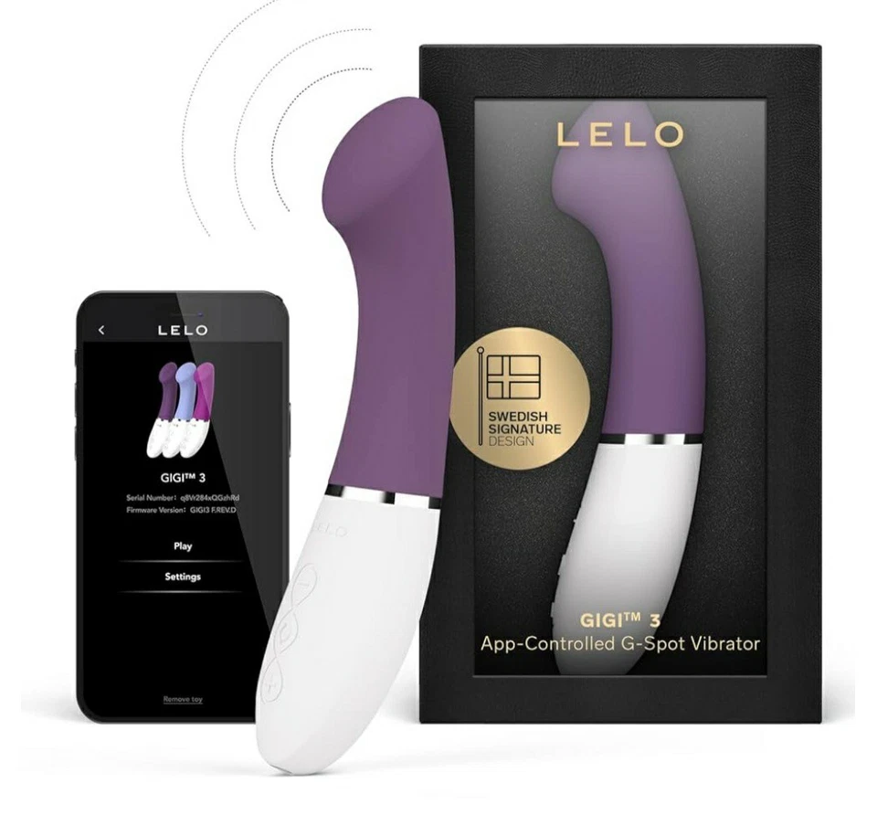 Vibrador de ciruela controlado por aplicación LELO Gigi 3 para mujer con 8 ajustes Foto 1 de 4