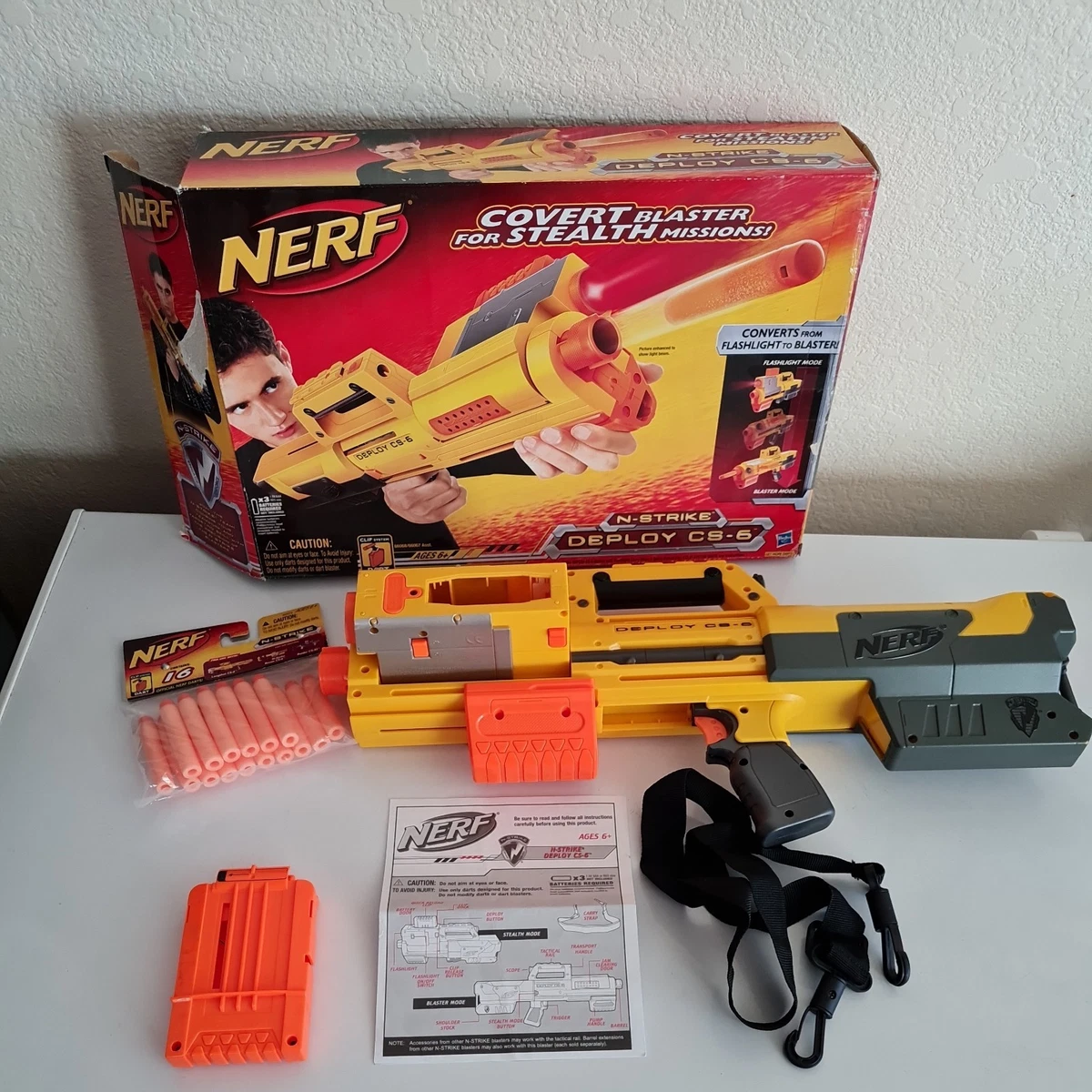 Nerf N Strike Deploy Cs 6 for sale | eBay