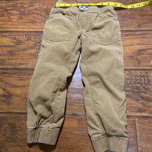 Boy’s Size 4t  Camel Gymboree Lined Corduroy Joggers - Picture 1 of 7