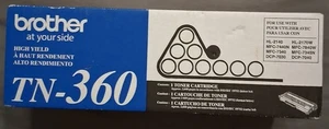 Cartucho de tóner de alto rendimiento Brother TN-360 nuevo sellado - negro - Imagen 1 de 2
