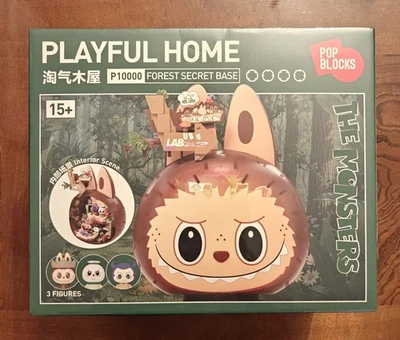 Pop Mart Labubu The Monsters Forest Secret Base (Playful Home) Building Blocks - Image 1 of 4