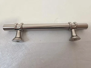 10 Pk 4" Hole Centers, Nickel 6" Kitchen Cabinet Pull Handles - Bild 1 von 5