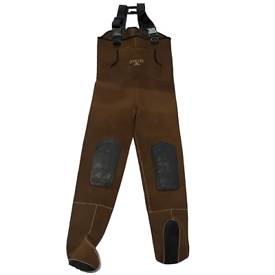 Redhead Bone Dry Fishing Waders Mens Medium Brown Overalls Bib Hunting Outdoor - Image 1 of 4