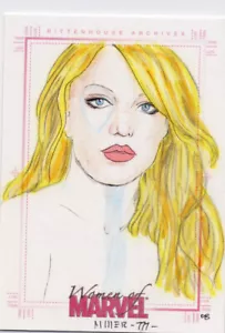 Tarjeta de boceto Miller 2008 para mujer de Marvel - Imagen 1 de 1