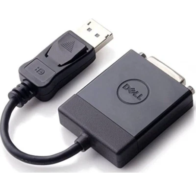 THREE(3pc) Dell DisplayPort to DVI (Single Link) KKMYD (064XF6) Model DANARBC084 - Image 1 of 4