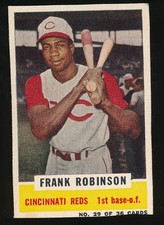 1960 Bazooka Bubble Gum -#29 FRANK ROBINSON (Cincinnati Reds) *Tough* HOF