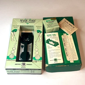 Vintage 1960's Mark Fore Golf Ball Marker Kit Model 500 - Picture 1 of 4
