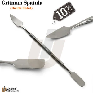 Gritman Spachtel doppelseitig Zahnwachs Schnitzer Amalgam Mischpflaster Streichen - Bild 1 von 2