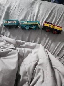 Lot Trackmaster Motorized  Thomas The Tank Engine Dart And Connor - Picture 1 of 24
