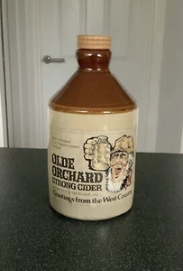 Olde Orchard Strong Cider Stoneware Flagon - West Country - Picture 1 of 8