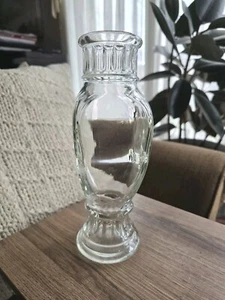 Vintage 10” Wheaton Glass Apothecary PEDESTAL VASE 1970’s GORGEOUS! - Picture 1 of 8