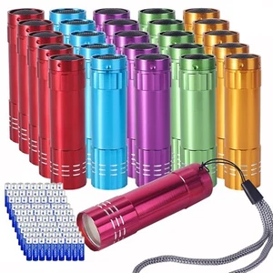 KunHe 30 Pack Mini Bulk Cheep Flashlights Aluminum LED Handheld Torches with ... - Picture 1 of 7