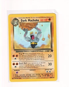 Dark Machoke 40/82 - 1st Edition - 2000 Team Rocket Pokemon Card - Picture 1 of 2