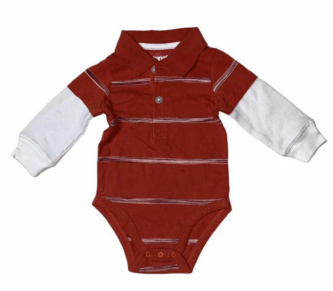 Usado - Body Wrangler Dos Tonos Rayas Manga Larga Bebé (Talla 3-6 Meses) Foto 1 de 4