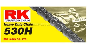 RK chain Motorrad Kette 530H heavy duty Straße bis 400ccm 86 Glieder - Bild 1 von 4