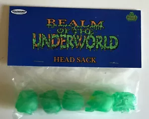 REALM OF THE UNDERWORLD GREEN HEAD 5 HEADS SACK #2 ZOLOWORLD MOTU ROTU KO - Picture 1 of 2