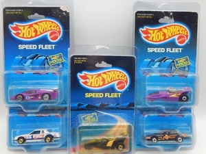 1986 1:64th Hot Wheels MIXED BUNDLE OF 5 HW SPPED FLEET - RTC1707 - Picture 1 of 7