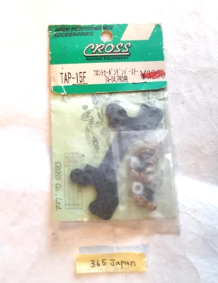 Tamiya TA04 Cross Carbon Damper Stay ( Front ) TAP-15F TA-04 PRO NEW - Image 1 of 4