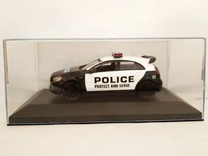 1/43 MERCEDES BENZ A-CLASS A45 AMG POLICE METAL CAR DIECAST SCALE - Picture 1 of 2