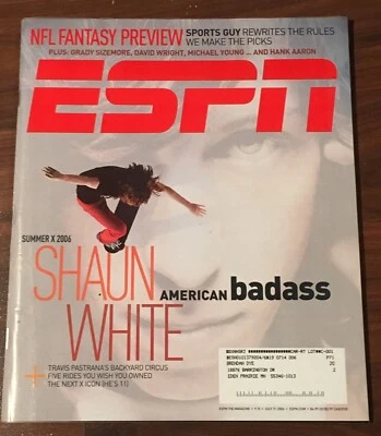 Shaun White ESPN The Magazine Full Mag American Badass - Imagem 1 de 2