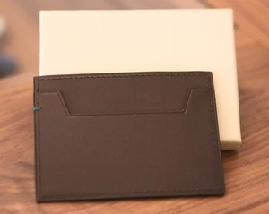 ROLEX - NEW Cards Holder Brown Leather / Porte Cartes Cuir Brun - Picture 1 of 3