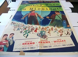 BOBBY WARE FEHLT - FALTPLAKAT EIN BLATT - 27 X 41 - 1955 - Bild 1 von 1