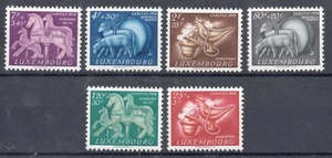 1954 - Luxemburg - Caritas, pro Kindheit 6 Val. postfrisch** - Bild 1 von 2