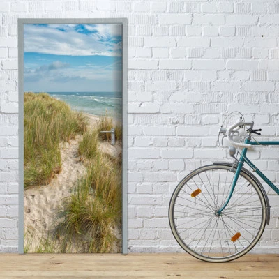 Türtapete selbstklebend TürPoster - DÜNEN SPAZIERGANG - Bild 1 von 4