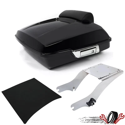 Razor Pack Luggage trunk Backrest Mount Rack For Harley Tour Road King 1997-08 - Image 1 of 4