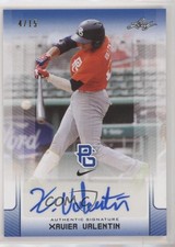 2017 Leaf Perfect Game National Showcase Blue /15 Xavier Valentin #BA-XV1 Auto