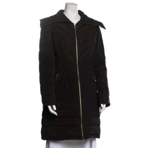Michael Kors piumino mezza lunghezza collo lungo puffer cappotto donna taglia XS