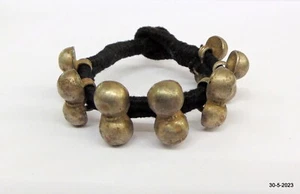 Vintage Antique Ethnic Tribal Old Silver Beads Bracelet Bangle Gypsy Jewellery - Picture 1 of 10