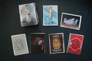Star Wars Rise of Skywalker base + 6 inserts set 151 NO ALBUM Topps - Zdjęcie 1 z 11