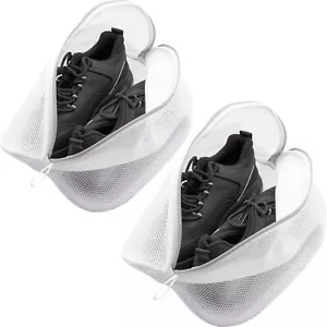 2x Schuh Wäschenetz Wäschesack Wäschebeutel Wäschenetz Waschmaschine Netz Sack - Bild 1 von 4
