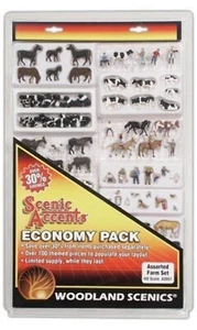 HO Economy Figure Assortment, Farm - Picture 1 of 6