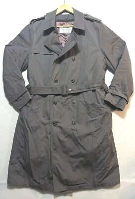 Gabardina Oleg Cassini para Hombres 42L Gris Listo para Clima Forro Extraíble Pesado  Foto 1 de 4