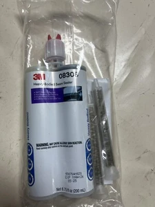 3M Heavy-Bodied Seam Sealer 2 Part Epoxy 08308 W/ Mixing Nozzles - Picture 1 of 5