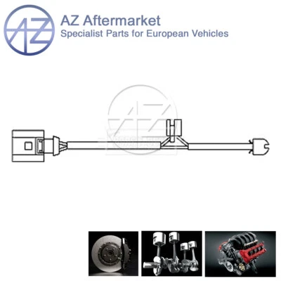 Fits Audi Q7 2006-2015 VW Touareg 2002-2010 AZ Rear Brake Pad Wear Sensor - Image 1 of 4